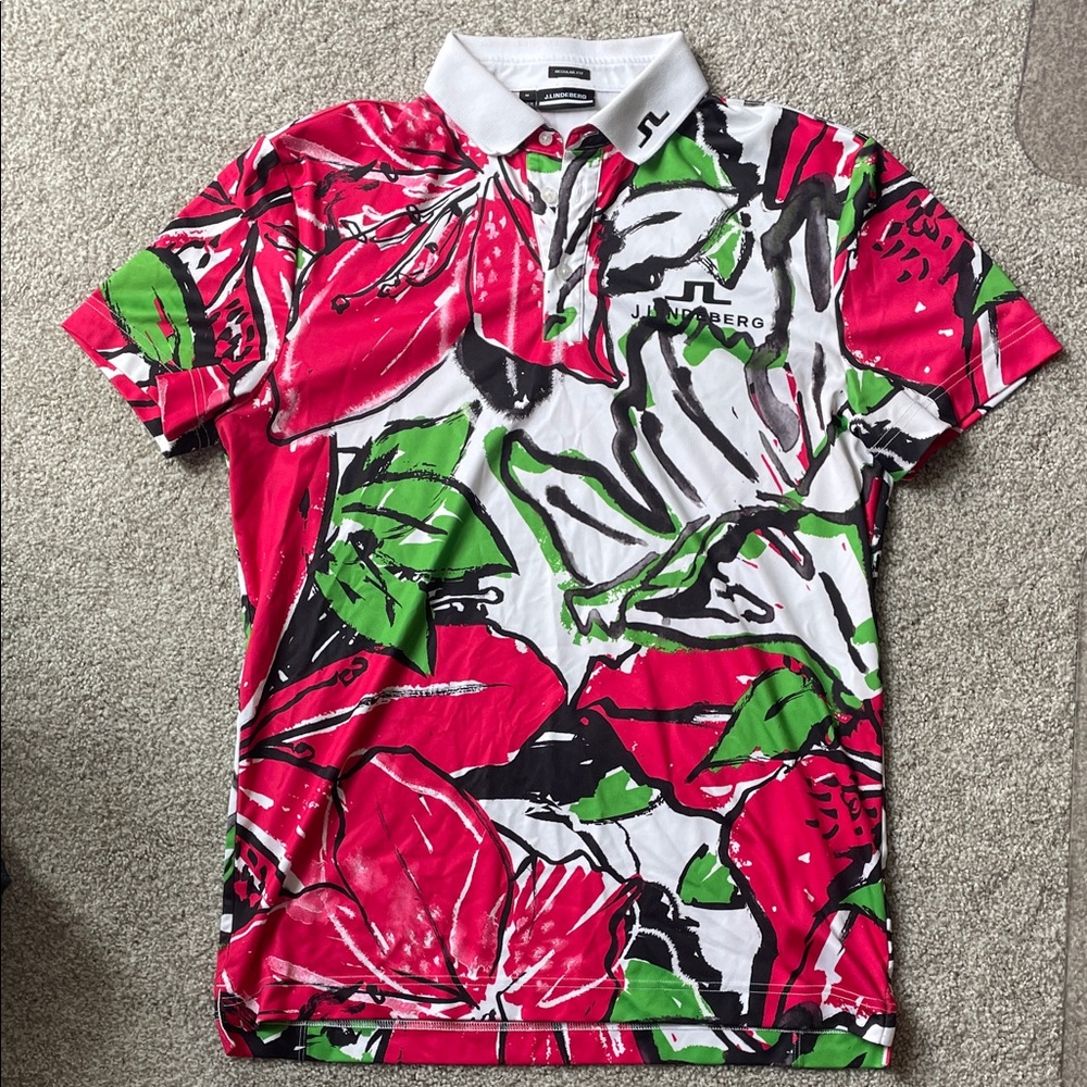 J.Lindeberg Men's Polo Shirt - Masters Edition